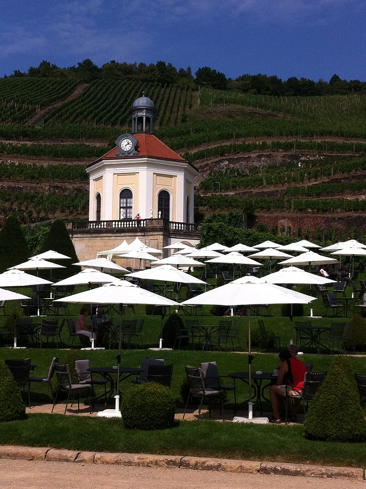Paviliun, kebun anggur, Schloss wackerbarth, Radebeul