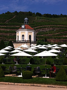 paviljons, vīna dārzu, Schloss wackerbarth, Radebeul