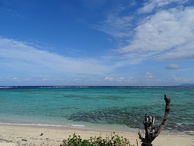 havet, Ishigaki island, Okinawa, Seascape, horisonten, dagslys