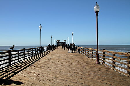 San diego, Dock, Pier, USA, Bay, Pacific, havet