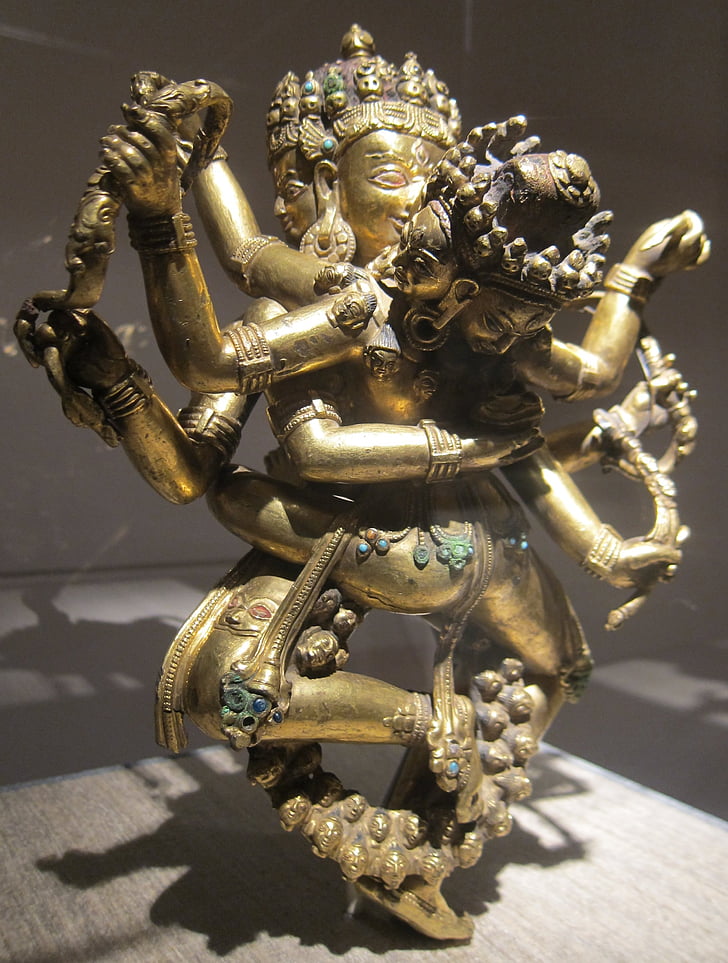 mahamaya, buddhadakini, Tibeto, Kinų, Dayton, institutas, bronzos