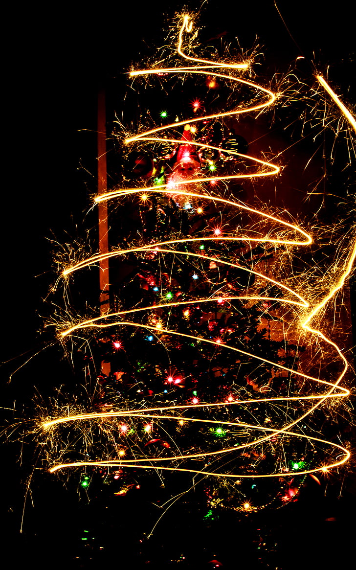 festeggiare, celebrazione, Natale, albero di Natale, decorazione, progettazione, Vacanze