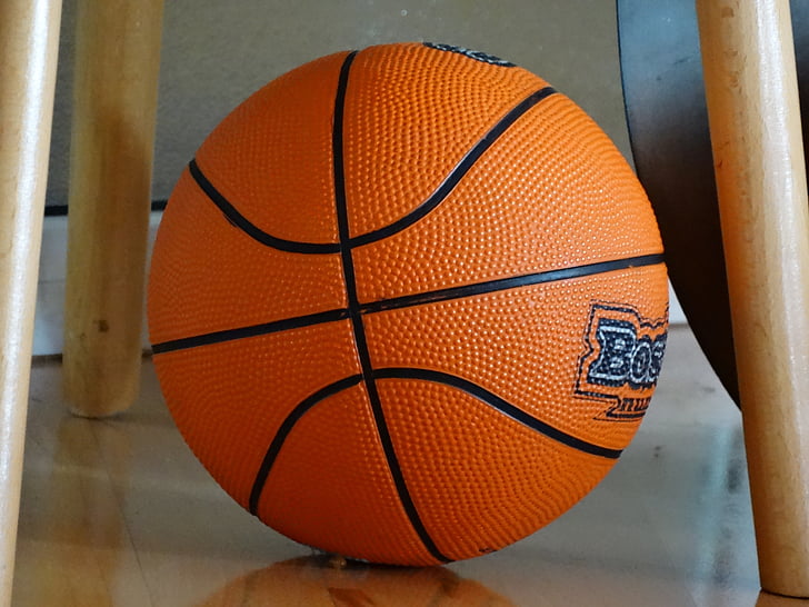 quả bóng, bóng rổ, màu da cam