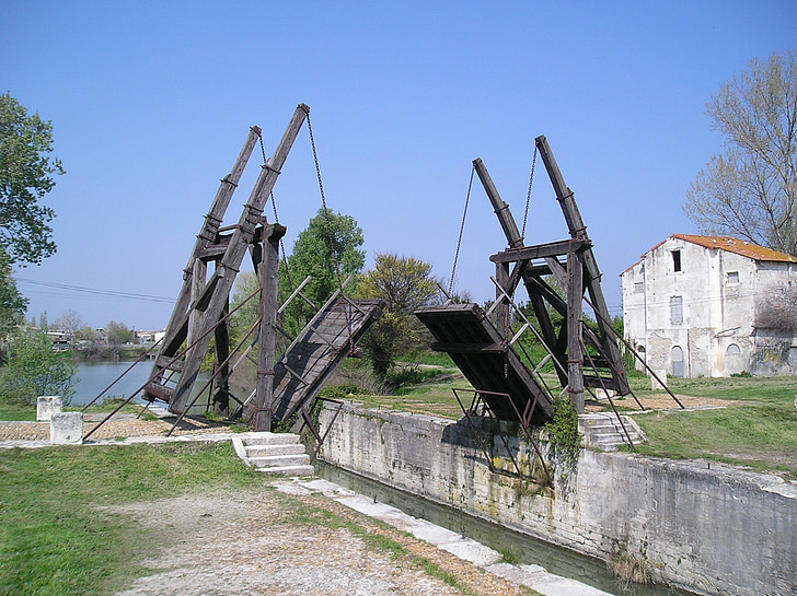 puente, Camargue, Arles, Puente de van gogh, monumentos