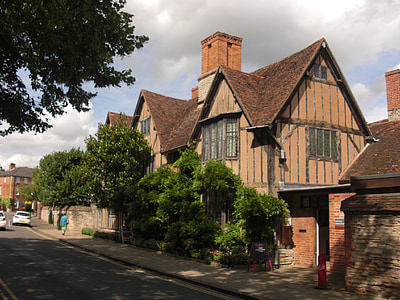 hallene croft, Stratford-upon-Avon, Shakespeare, William shakespeare, huset, europeiske, Shakespeares