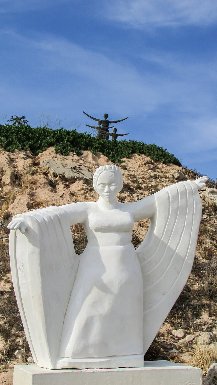 cyprus, ayia napa, sculpture park, woman, dancing, dancer, art