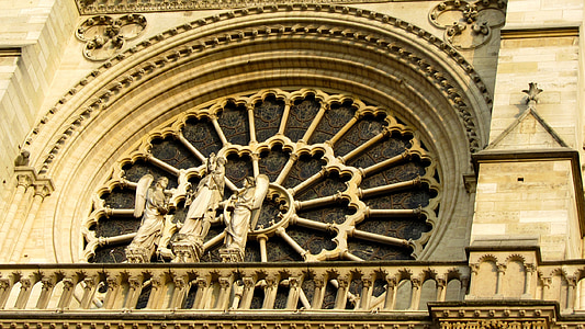 Rosette, Fassade, Notre dames, Paris, Notre Dame de chartres, Notre-dame