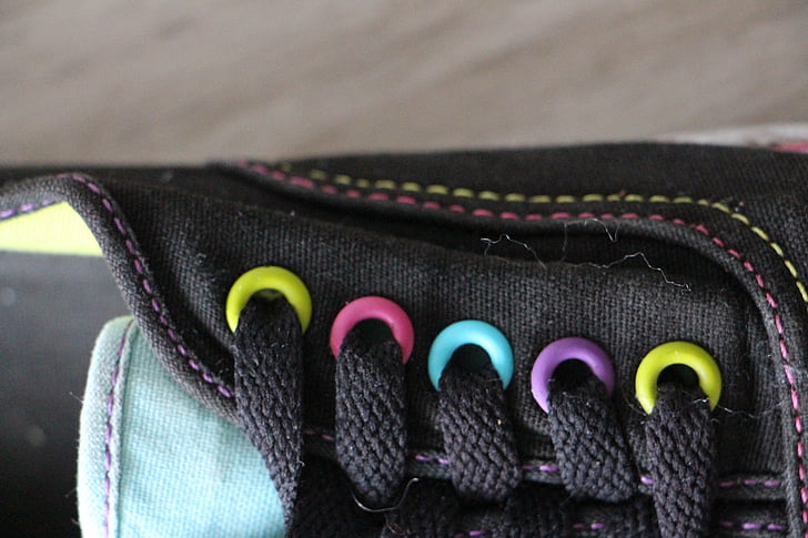 shoes, colorful, shoelace