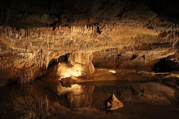 jaskyňa, Lacave, veľa, mystické, Occitania, underground, Francúzsko