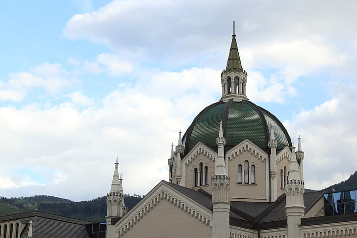 Bosnien, hezegovina, Sarajevo, byggnad, arkitektur, tornet