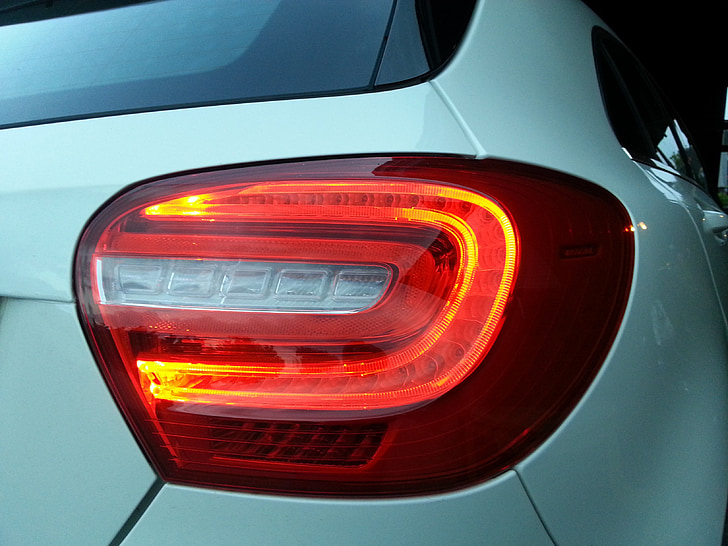 zadní světlo, reflektor, auto tail světlo, auto, světlo, brzdové světlo, brzdové svítilny