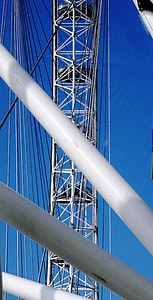 London eye, Ferris kotač, London, Engleska, Ujedinjena Kraljevina, plava, mjesta od interesa
