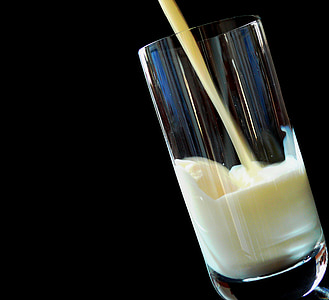 frosted glass, glass of milk, milk, glass, drink, benefit from, delicious