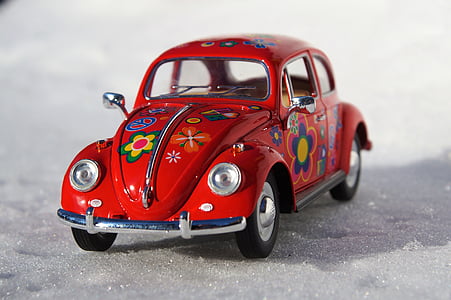 model car, auto, vehicles, vw, beetle, automotive, oldtimer
