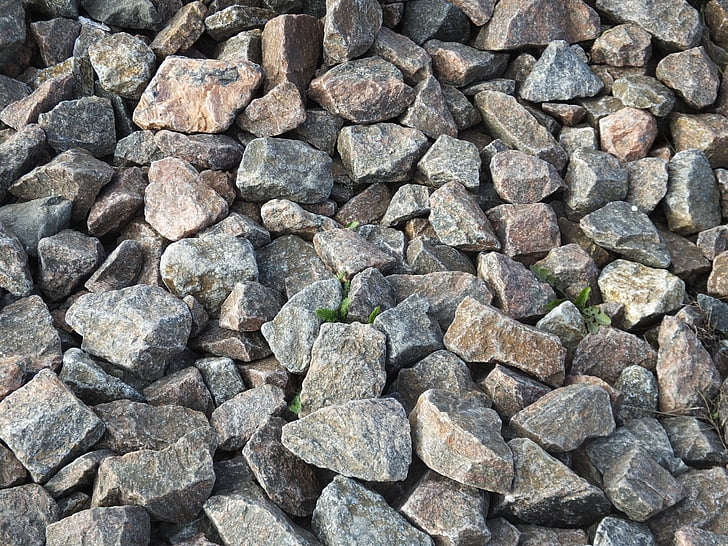 pedras, cinza, cinza, natural, padrão, textura, material