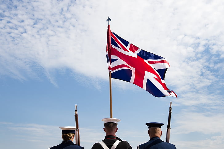 ธง, ค่าสถานะ, สหราชอาณาจักร, สหราชอาณาจักร, ไอร์แลนด์เหนือ, ชาติ, ทหาร