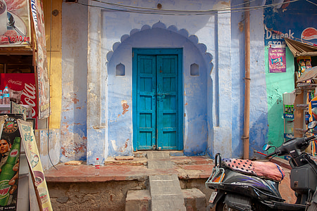 Índia, viagens, Ásia, arquitetura, Turismo, porta, parede