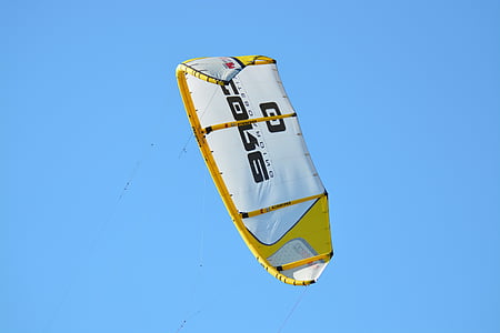 kite surf, kite, sport acquatici, aquilone, volare, cielo, Sport