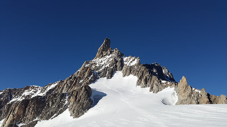 Dent du géant, Aiguille du géant, Chamonix, serie 4000, montaña, Cumbre de, puntos de roca