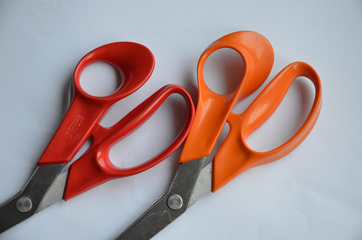 nůžky, oranžová, Fiskars