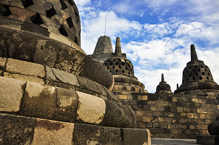 Indonésia, Templo de, borbodur, história, tradicional, Marco, Java