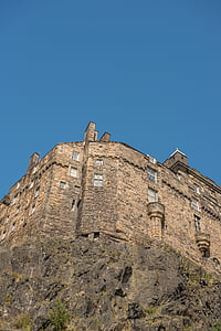 Kastil Edinburgh, bangunan, Eropa, tempat-tempat menarik, lama, Sejarah, benteng