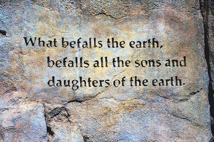 befall the earth quote, rock wall, earth quote, texture, landscape, horizontal, image
