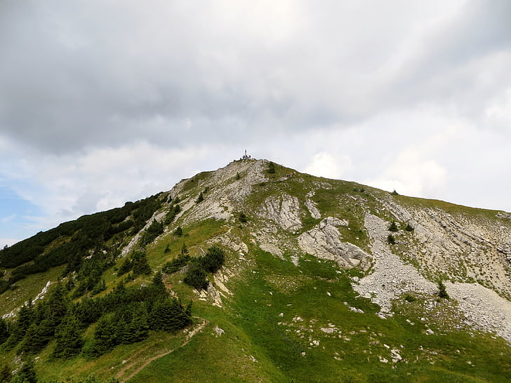 doorschijnend bergtop, Top, Murnau-Oberammergau bergen