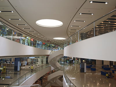 Mall, belső, építészet, Vásárlás, kereskedelmi, életmód, Boutique