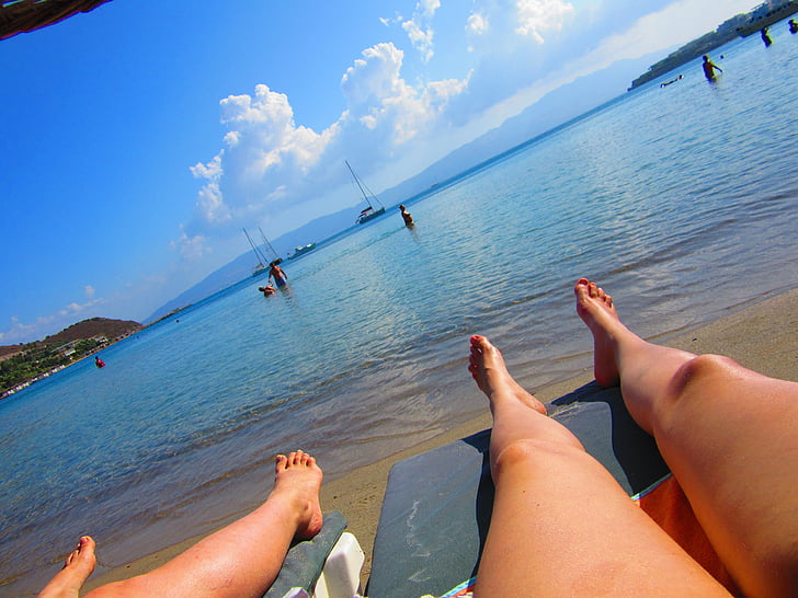 vacances, Mar, Bodrum, Turquia, l'aigua, platja, l'estiu