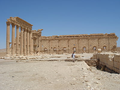 Palmyra, çöl, inci, Sami şehir, Suriye, saçmalık, Yeni Taş Devri