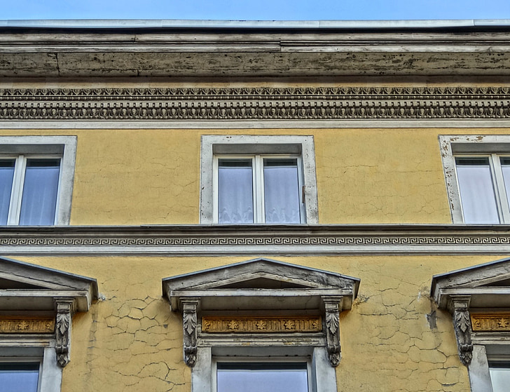 Hotel ratuszowy, Bydgoszcz, Windows, het platform, gevel, huis, Polen
