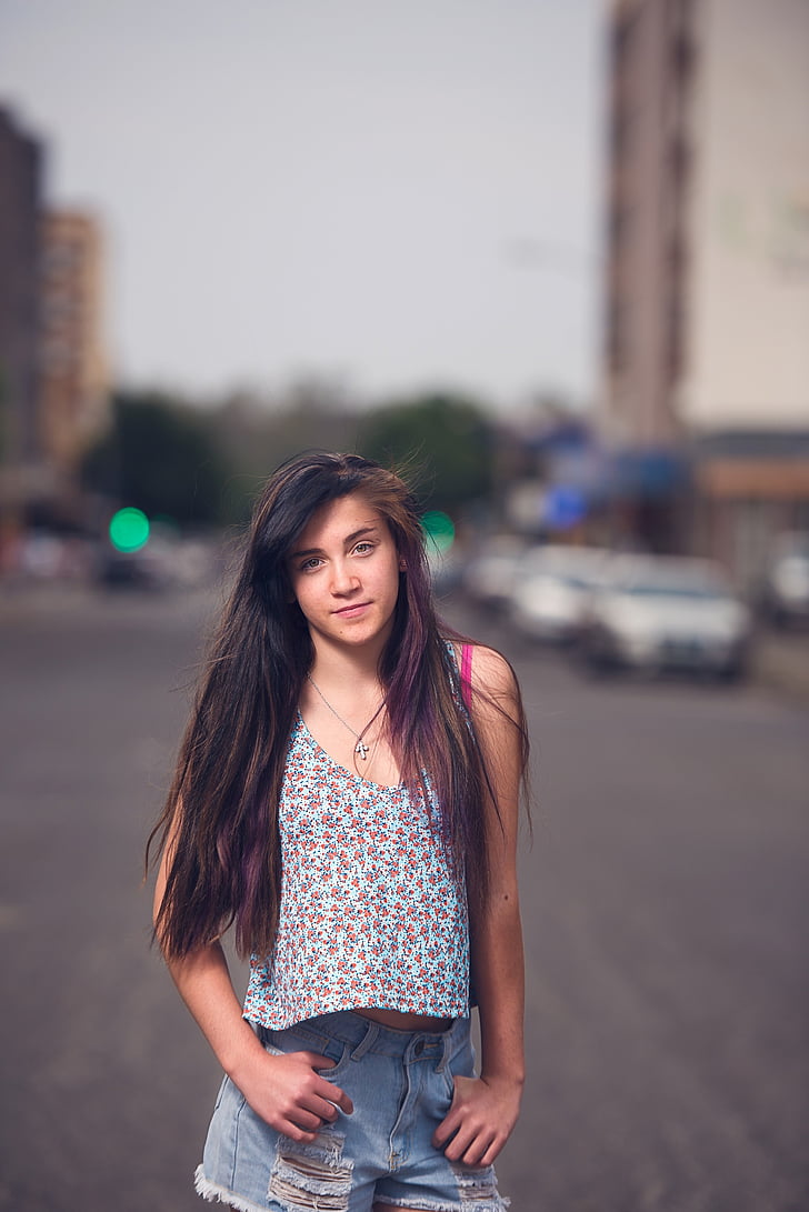 teen, girl, female, young, teenager, attractive, smile