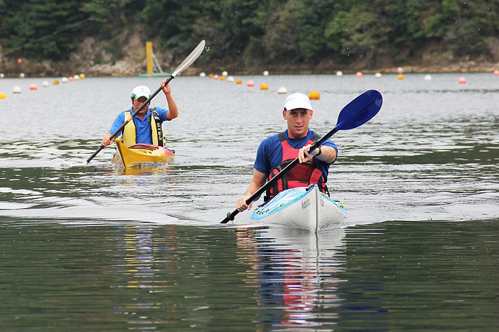 kayaking, kayaker, sport, kayak, competition, water sports, water