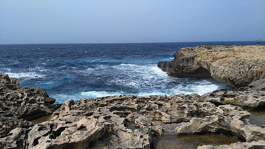 mar, Malta, alegría, Playa, azul, Paraíso, agua