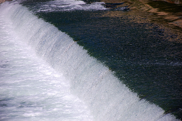 Río, agua, flujo, con fluidez, aguas, nivel