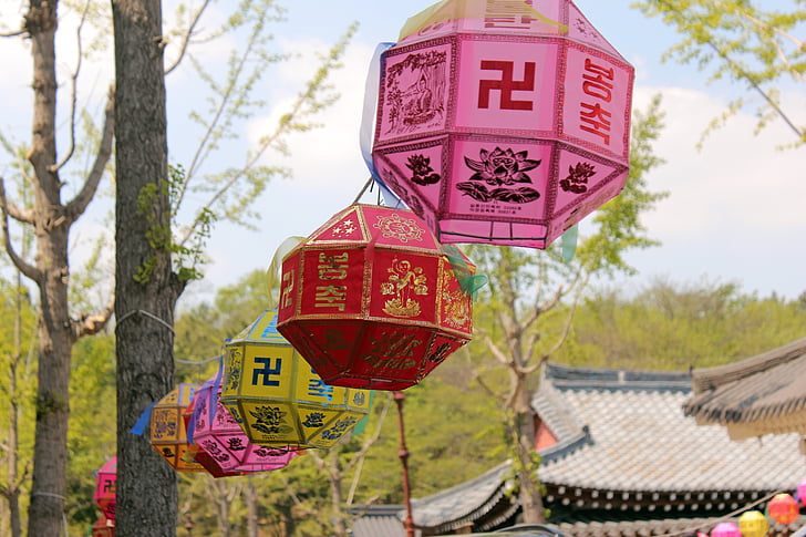lanterne, bouddhisme, religion, religieux, Bouddha, Temple, temples traditionnels