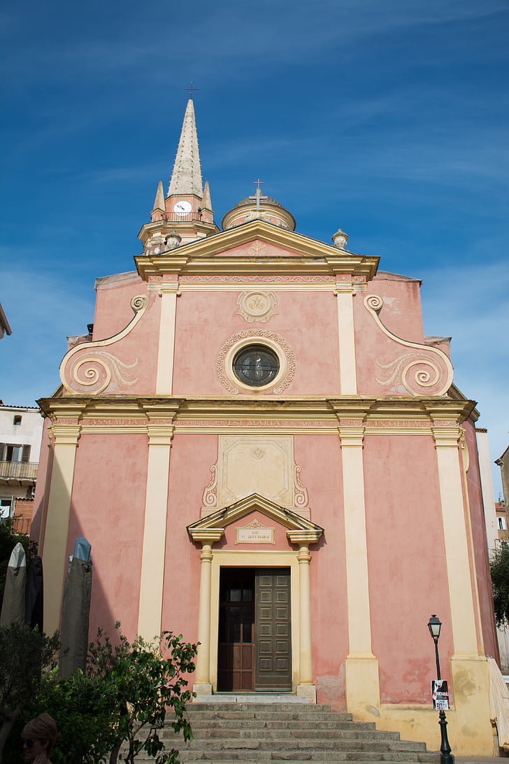baznīca, Korsika, Francija, arhitektūra, katedrālē, reliģija, slavena vieta