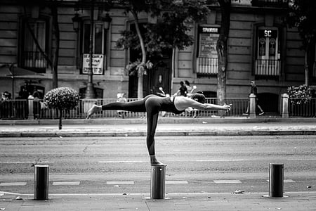 Yoga, Madrid, amiyogui, gerçek insanlar, Bina dış, sokak, mimari