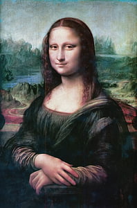 Mona lisa, glimlach, de joconde, Leonardo da vinci, 1503-1506, olieverf schilderij, Leonardo da vinci