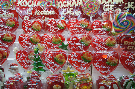 jeg elsker deg, lollipops, godteri, fargerike, godteri