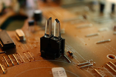 tècnic, placa de circuit, electrònica, vell, reciclatge, òptica, Microprocessadors
