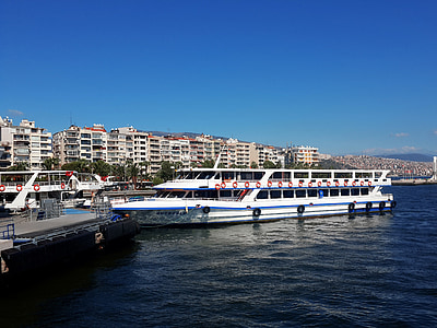 Izmir, Karsiyaka, Marine, blå, Yacht, grøn, fred