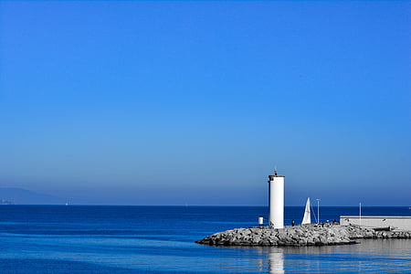 Lighthouse, vlnolam, kotvenie, Harbour, Port, Navigácia, Harbor