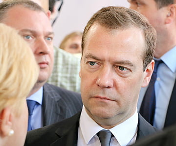 Dmitry medvedev, primo ministro, Russia, politica, intervista, uomo, governo