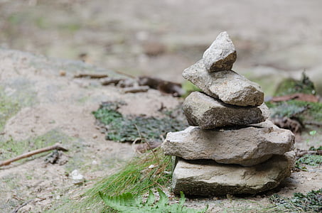 камък, стека, фоново изображение, тапети, каменна кула, купчина камъни