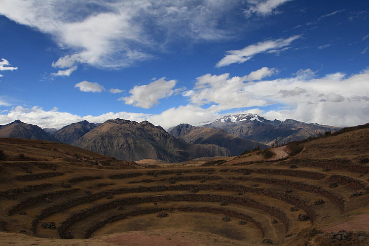 kalns, vēsture, ezers, debesis, mākoņi, South america, Peru