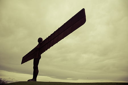 Newcastle upon tyne, Anglie, Velká Británie, městský, Spojené království, sochařství, umění