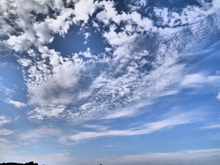 sky, cloud, blue
