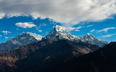 mountain, himalayas, travel, landscape, peak, asia, range